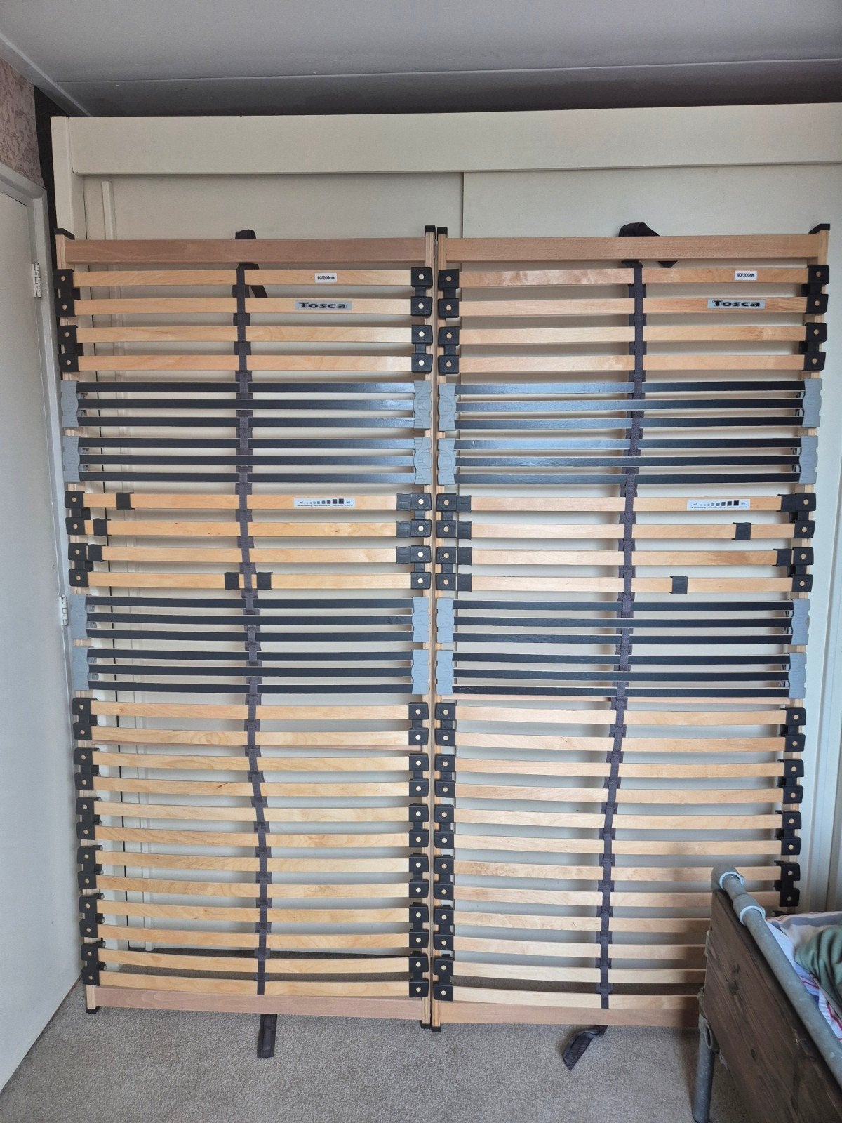 2x Tosca lattenbodem 90x200 cm, Huis en Inrichting, Slaapkamer | Matrassen en Bedbodems, Ophalen, Gebruikt, 90 cm, Eenpersoons