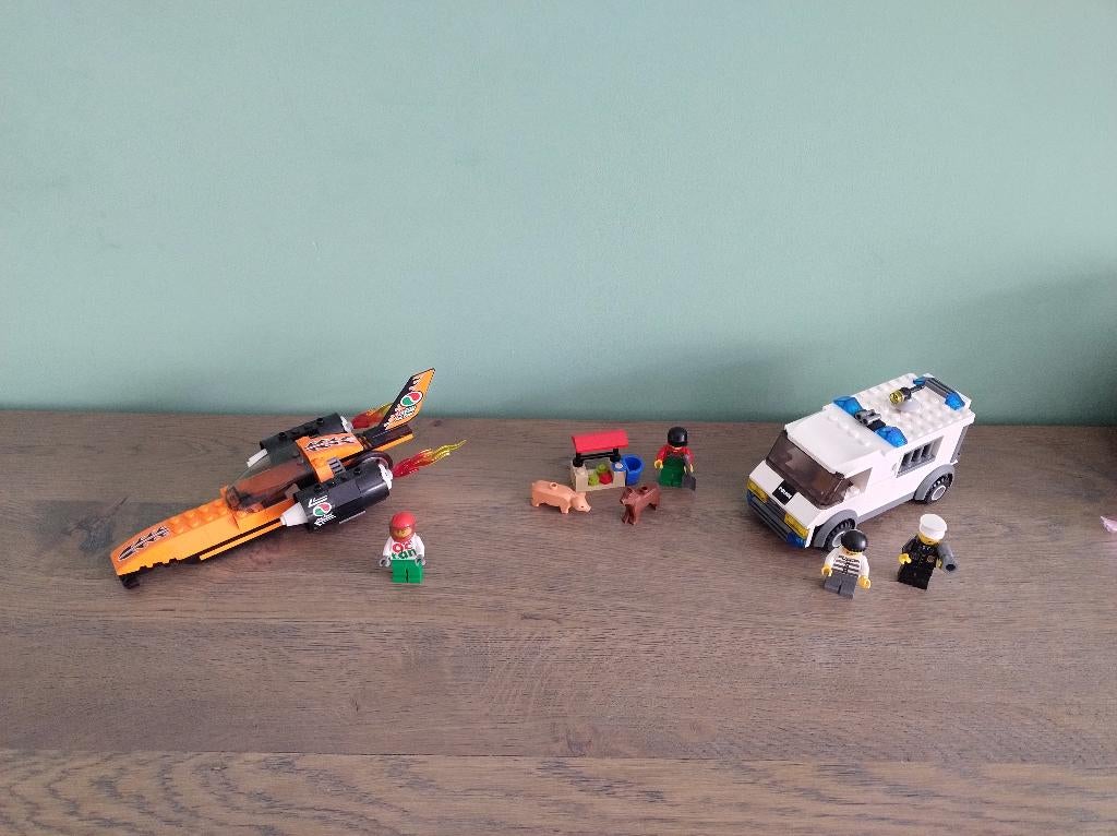 Lego City 7566 60178 boer racewagen, Ophalen of Verzenden, Zo goed als nieuw, Complete set, Lego