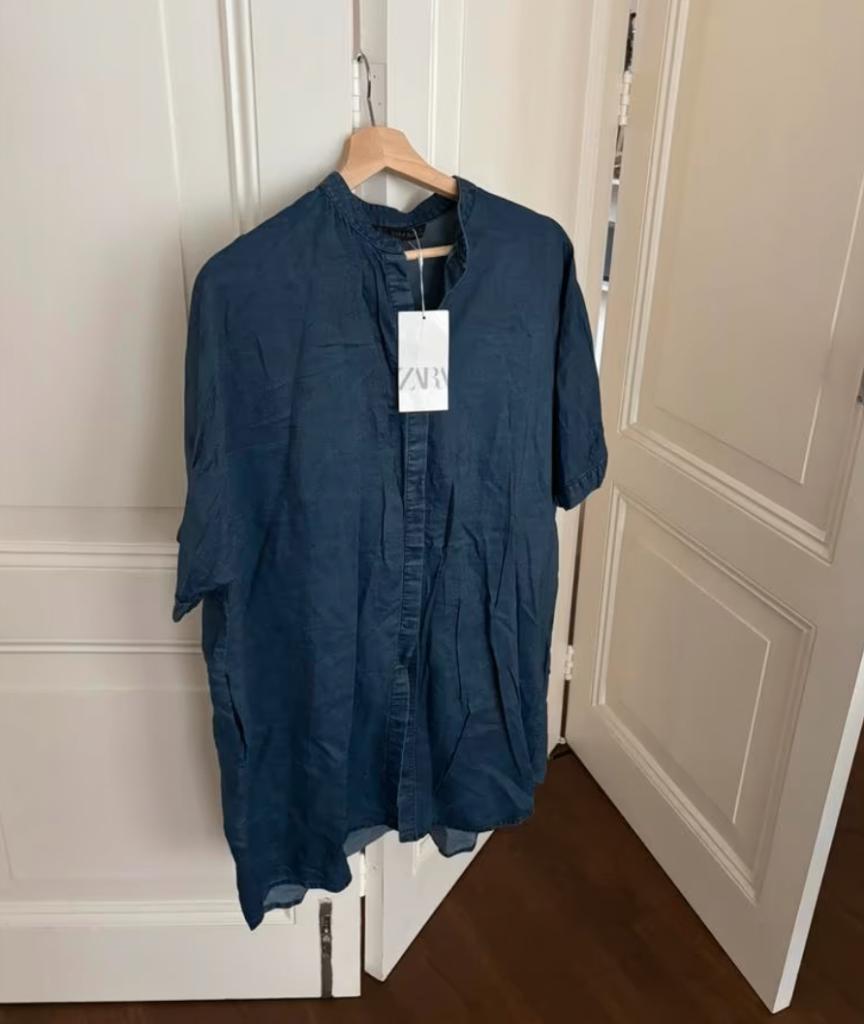 Zara donker blauwe navy blouse, mooi denim overhemd,maat S/M, Kleding | Dames, Blauw, Zara, Nieuw, Ophalen of Verzenden