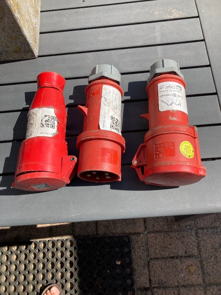 33amp stekker/contrastekker, Ophalen, Gebruikt, Apparatuur