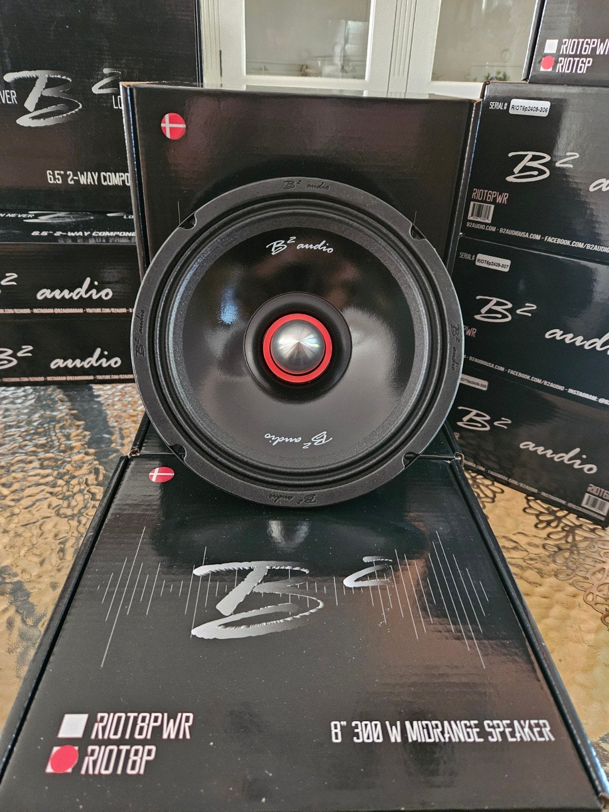 nieuww!! b2 riot 8P 8inch midrange speakers, Auto diversen, Autospeakers, Ophalen of Verzenden, Nieuw