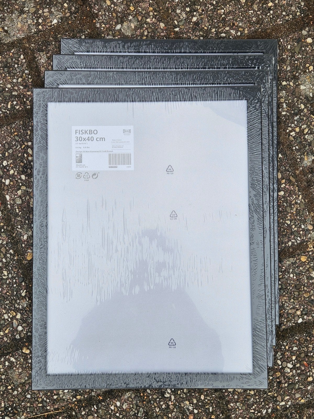 Nieuwe IKEA FISKBO fotolijsten 30x40 cm (set van 4), Audio, Tv en Foto, Fotografie | Fotolijsten, Ophalen, Nieuw, Standaard fotolijst