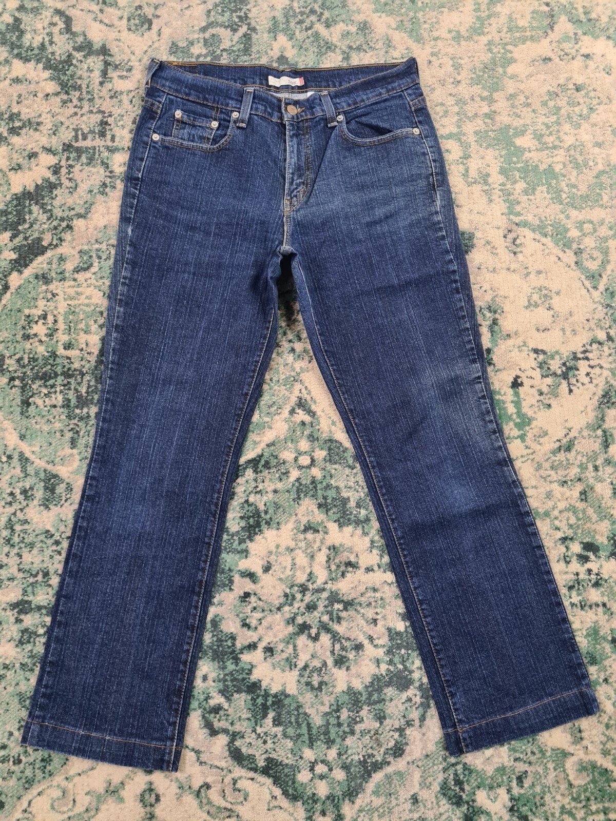 Levi's 505 straight leg W29 L28 Dames Tulsi2928 Mid-rise, Kleding | Dames, Blauw, Ophalen of Verzenden, Zo goed als nieuw, W28 - W29 (confectie 36)