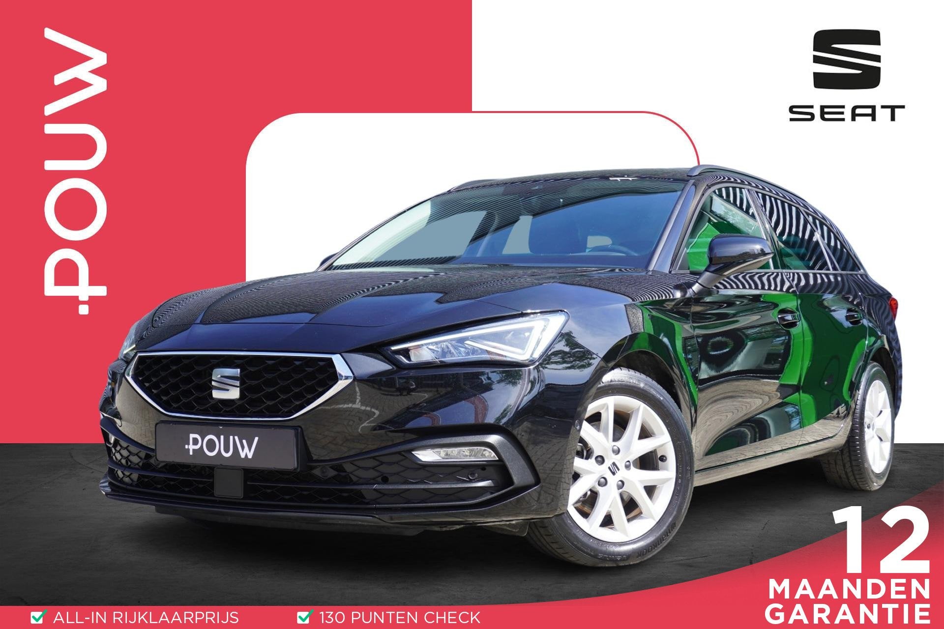 SEAT Leon Sportstourer 1.5 eTSI 150pk Style Business Intense, Auto's, 12 maanden, Stof, 4 cilinders, Leon