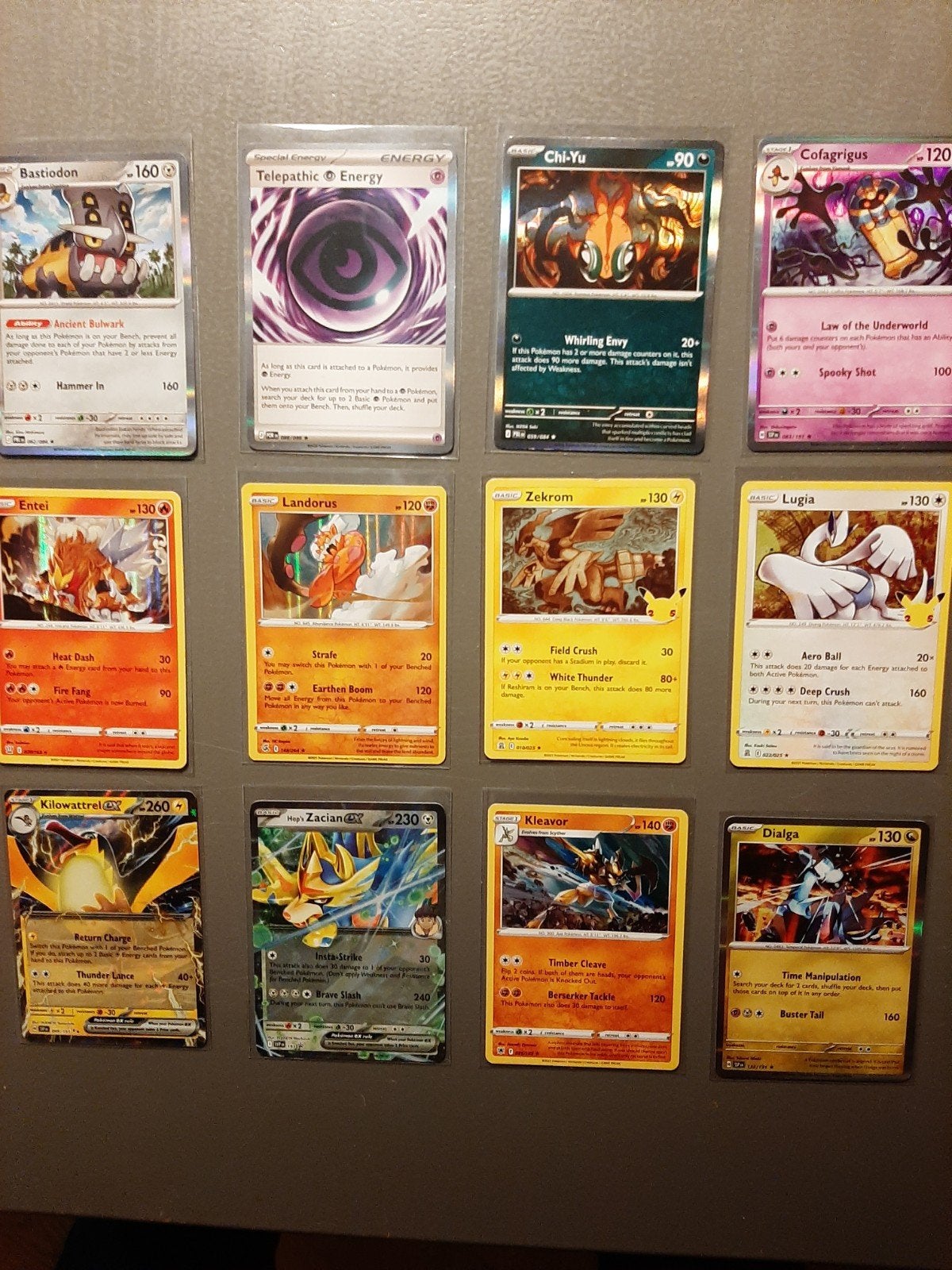 12 pokemon kaarten, Ophalen of Verzenden, Gebruikt