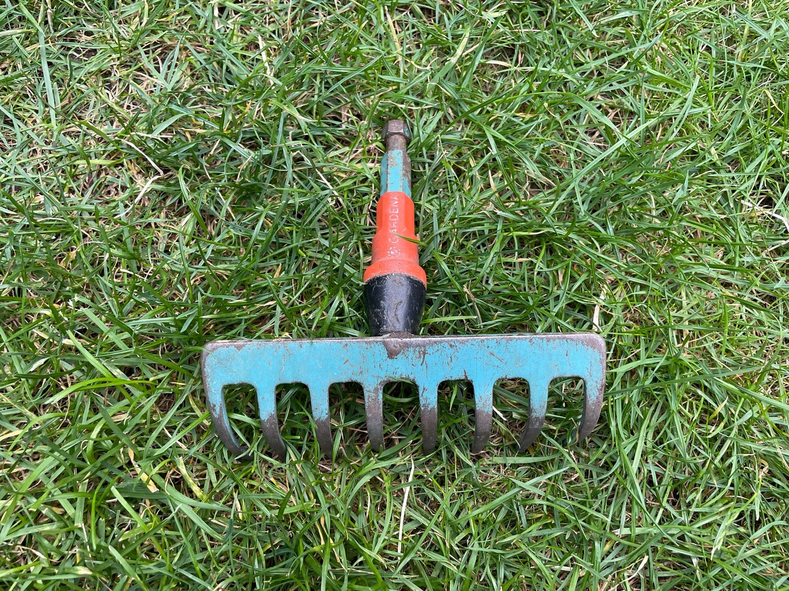 Gardena Opzetstuk 15 cm - Kleine Hark, Tuin en Terras, Ophalen, Gebruikt, Hark