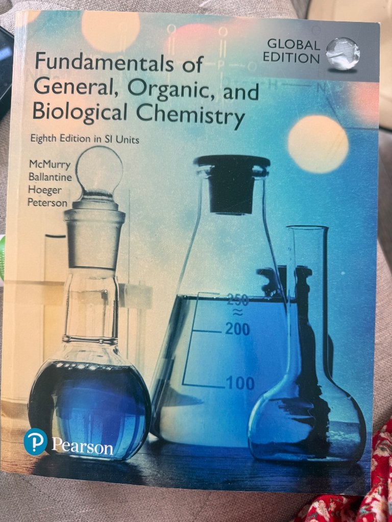 Fundamentals of general, organic and biological chemistry, Boeken, Nieuw, Robinson, McMurry, Fay, Beta, HBO