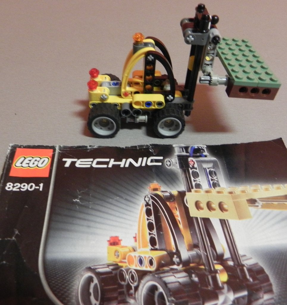 lego  heftruck 2 in 1, Lego, Ophalen of Verzenden, Zo goed als nieuw, Complete set