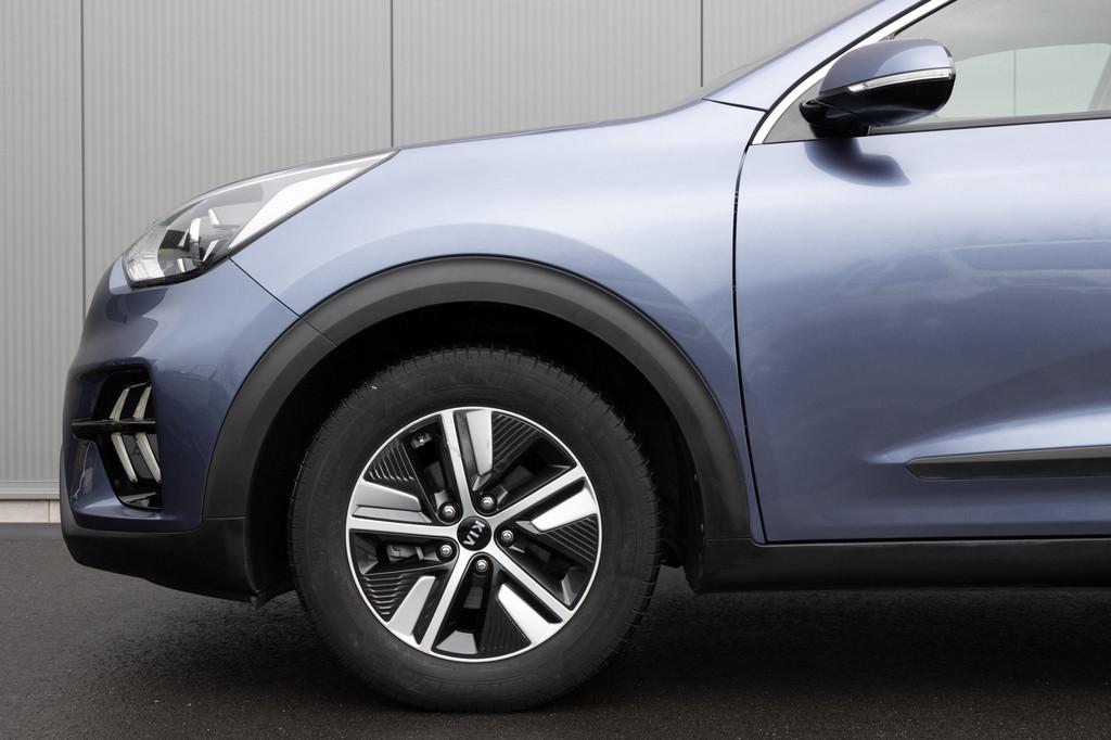 Kia Niro 1.6 GDi Hybrid | NL-AUTO | ADAP CRUISE | FACELIFT |, Auto's, Verwarming stoelen achter, Gebruikt, Euro 6, Blauw