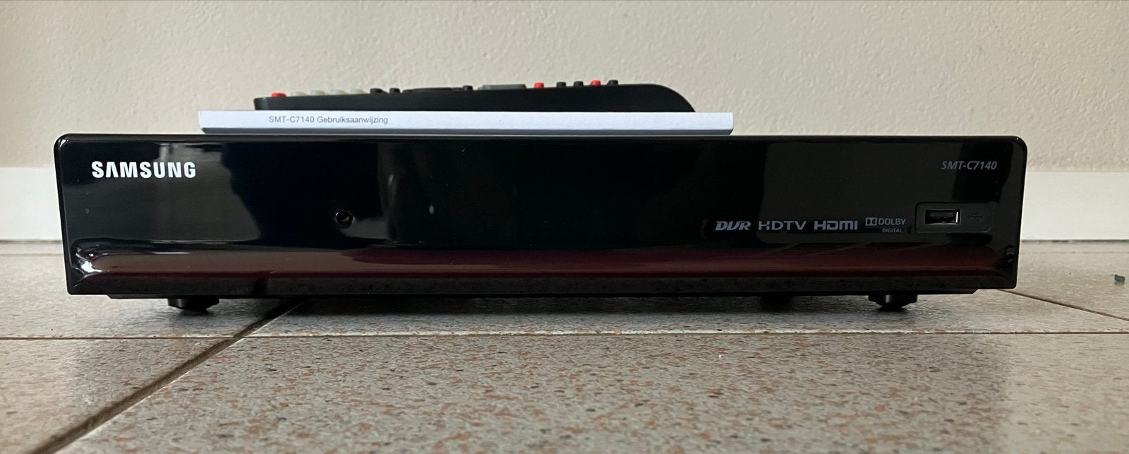 Samsung SMT-C7140 HDTV DVR Decoder met afstandsbediening, Audio, Tv en Foto, Decoders en Harddiskrecorders, Ophalen, Gebruikt