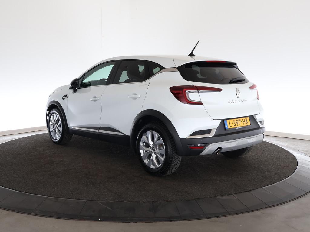 Renault Captur 1.0 TCe 90 Intens | DAB | PDC | (bj 2021), Voorwielaandrijving, Stof, Gebruikt, Wit