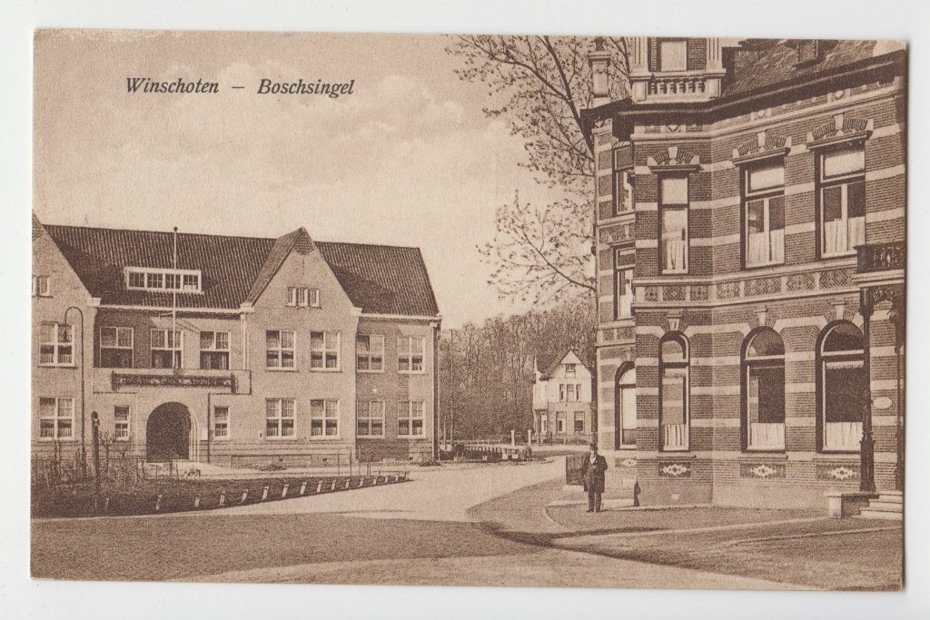 190 Winschoten 1932 Boschsingel 1932 B87, Verzenden, 1920 tot 1940, Gelopen, Groningen
