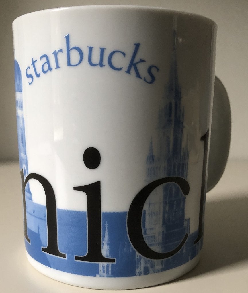 STARBUCKS - MUNICH - GROTE MOK - 10 X 11,5 CM - NIEUW, Ophalen of Verzenden, Nieuw, Gebruiksvoorwerp