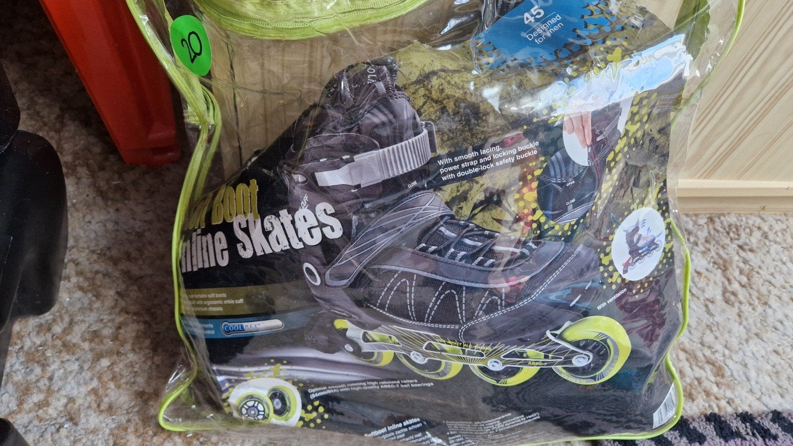 Nieuwe Inline Skates - Maat 45, Sport en Fitness, Ophalen of Verzenden, Nieuw, Overige typen
