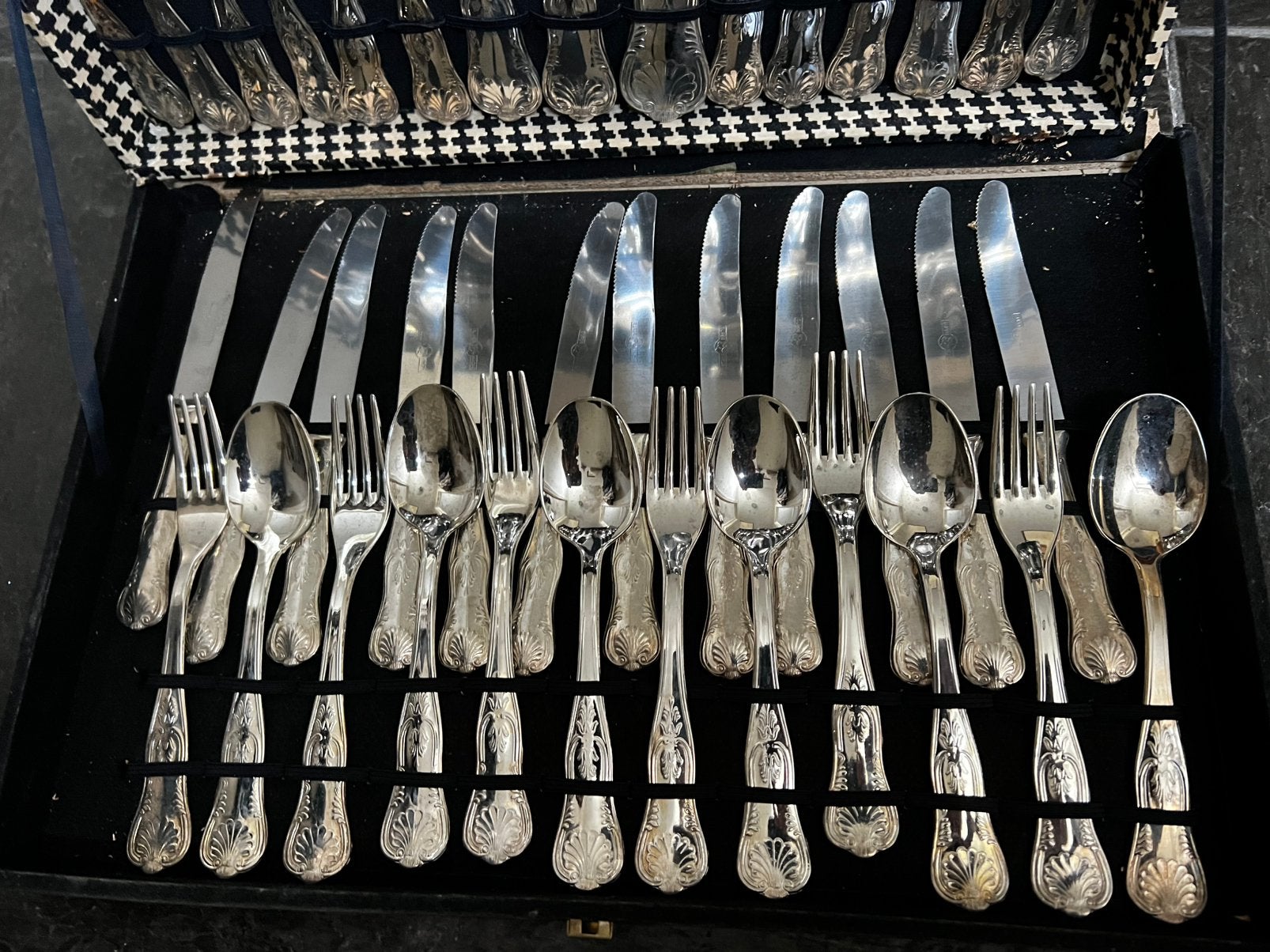 12 delig silver plated ARG800, Ophalen