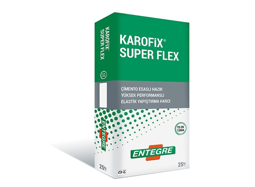 Tegellijm Entegre Karofix SUPER Wit/Grijs Vloerverwarming, Overige typen, Nieuw, Overige materialen, 40 tot 60 cm