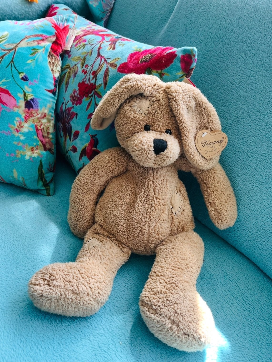 Tiamo knuffel konijn nieuw met prijskaartje 40 cm, Kinderen en Baby's, Speelgoed | Knuffels en Pluche, Ophalen of Verzenden, Met label