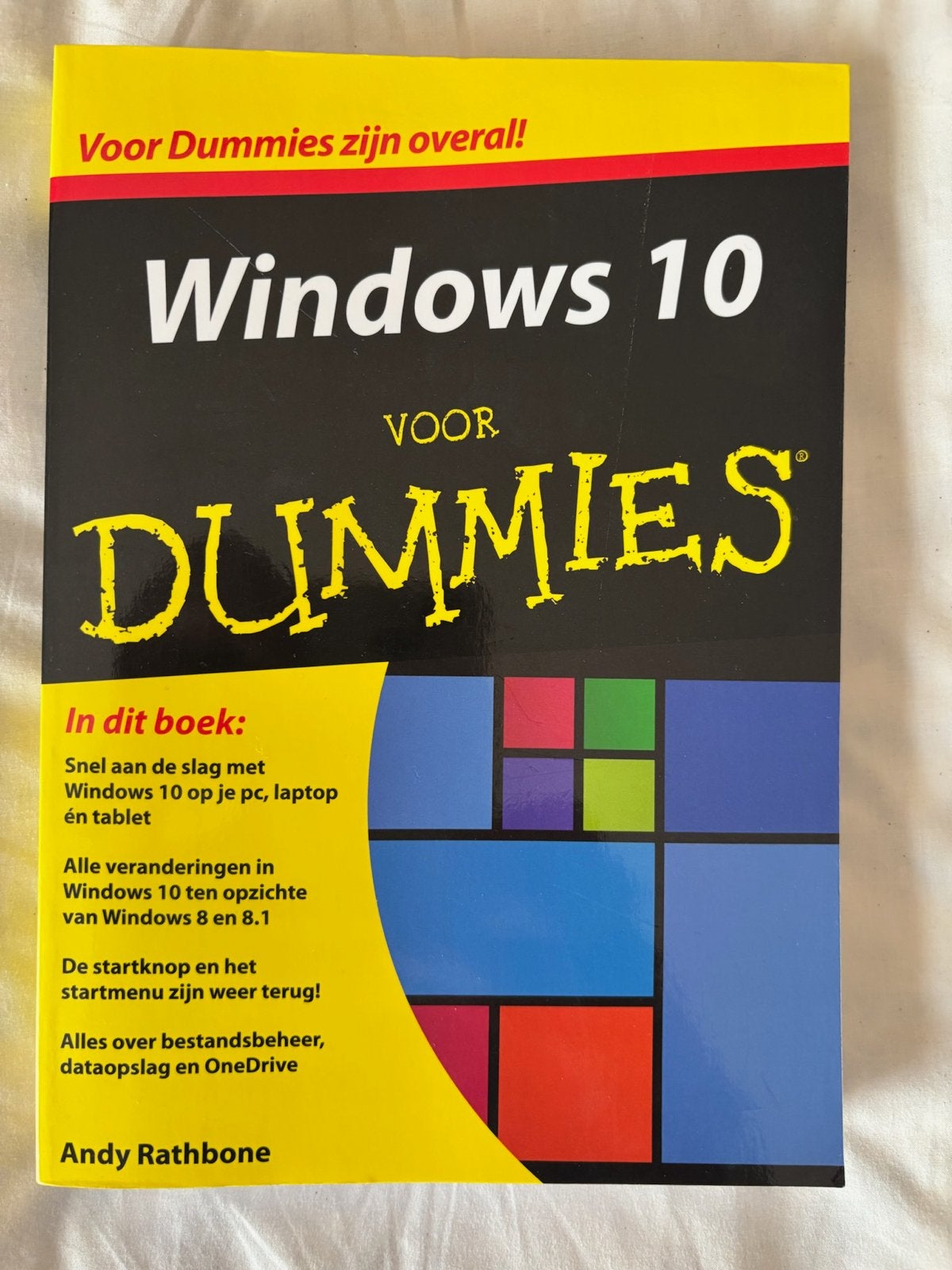 Windows 10 voor Dummies - Leer snel en gemakkelijk, Boeken, Informatica en Computer, Ophalen of Verzenden, Zo goed als nieuw, Besturingssystemen