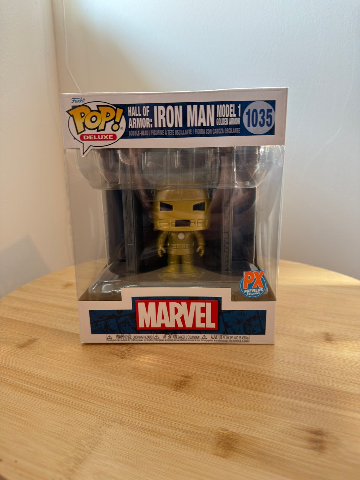Pop! Hall of Armor: Iron Man Model 1 Golden Armor 1035, Ophalen of Verzenden, Zo goed als nieuw