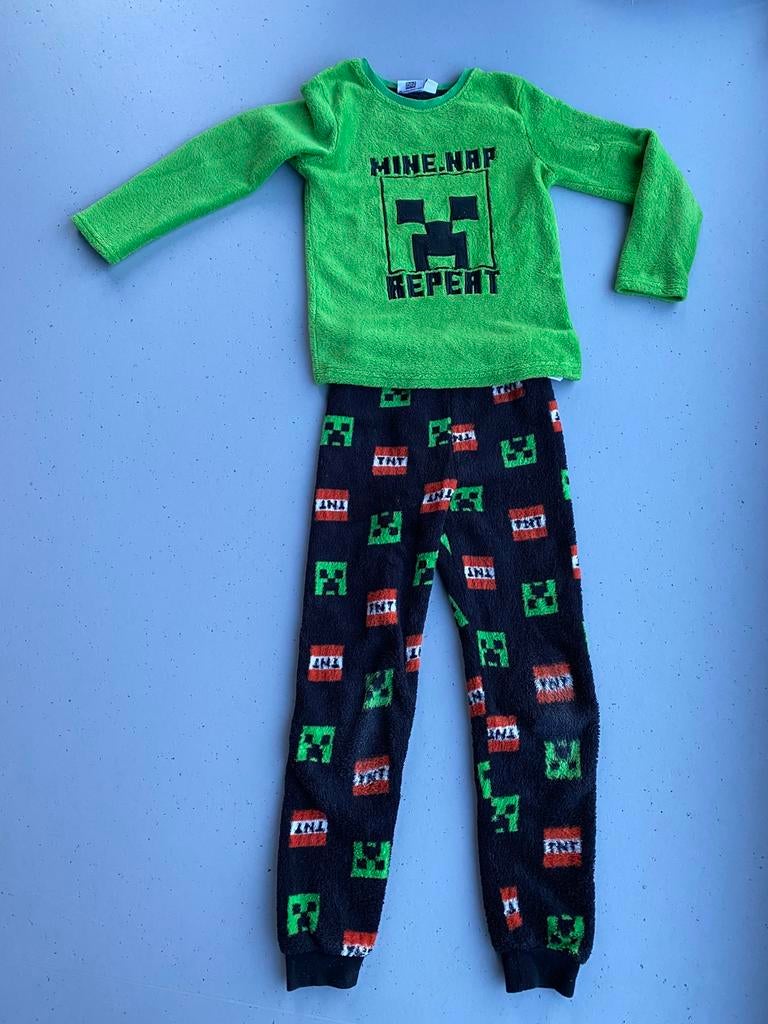 Huispak / pyjama Minecraft, maat 134, Ophalen of Verzenden, Gebruikt, Jongen of Meisje, Overige typen