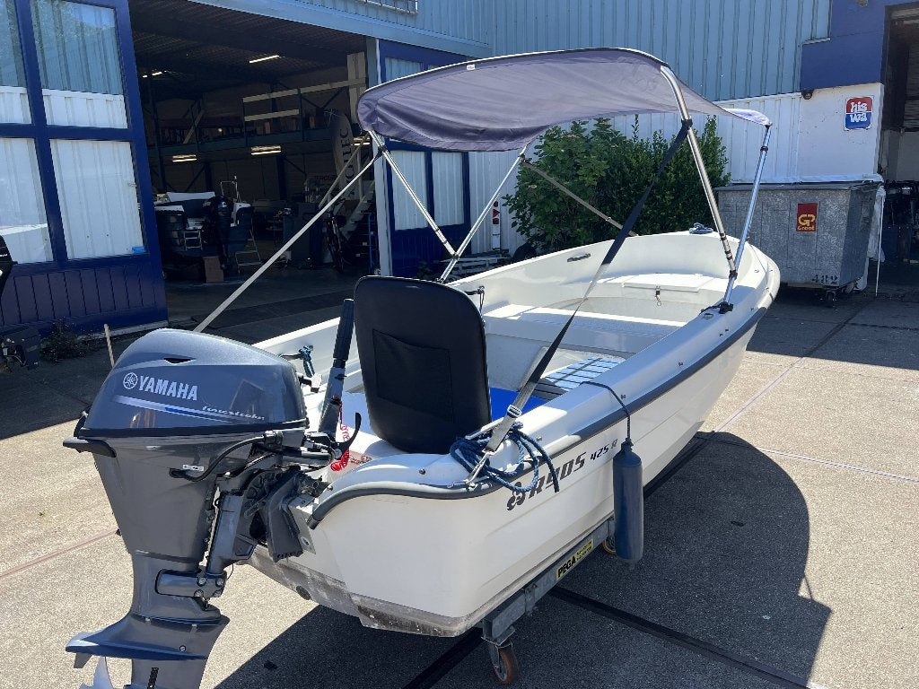 Ryds 425R + Yamaha F15CMHS '25 + afdekzeil + Biminitop, Watersport en Boten, Vis- en Consoleboten, Ophalen, Ryds, 4 m, 15 pk