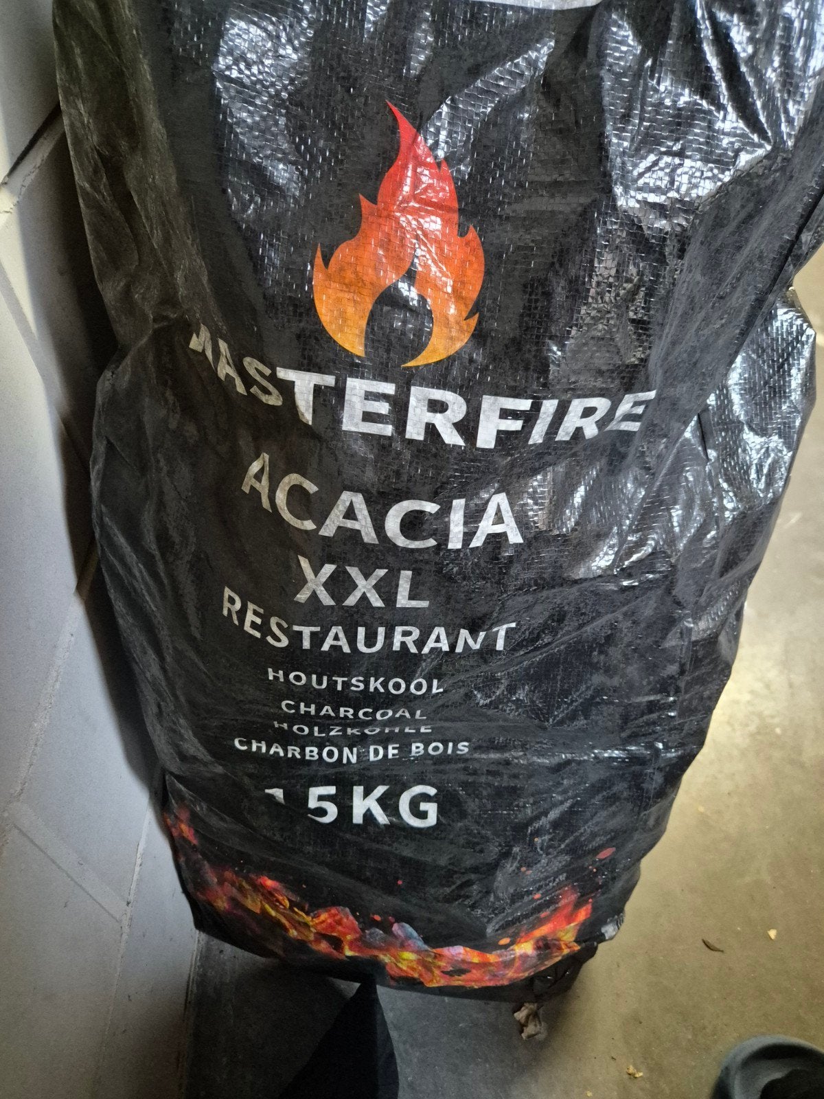Masterfire Acacia XXL Restaurant Houtskool. 15kg Zie omschri, Ophalen, Nieuw, Acacia