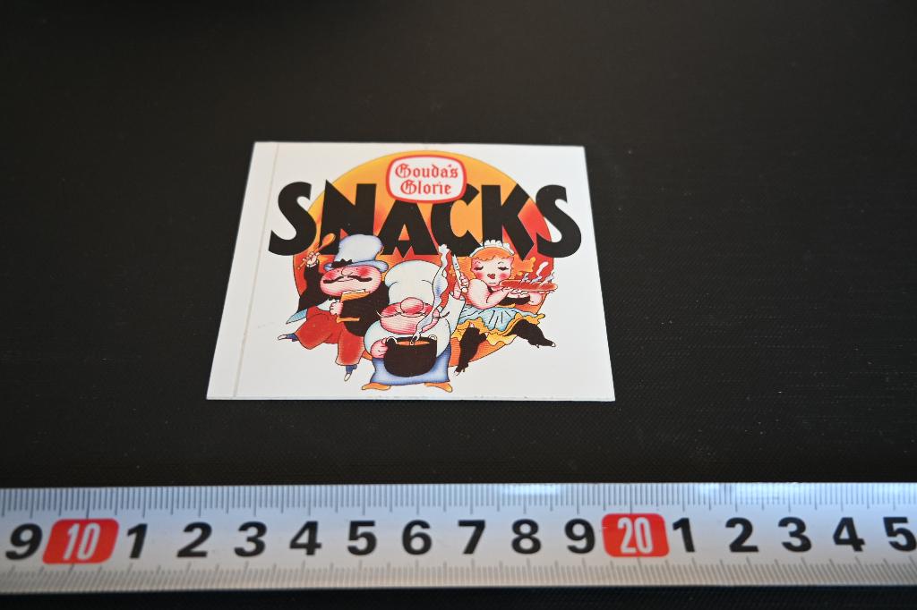 sticker strip snacks gouda's glorie, Ophalen, Zo goed als nieuw