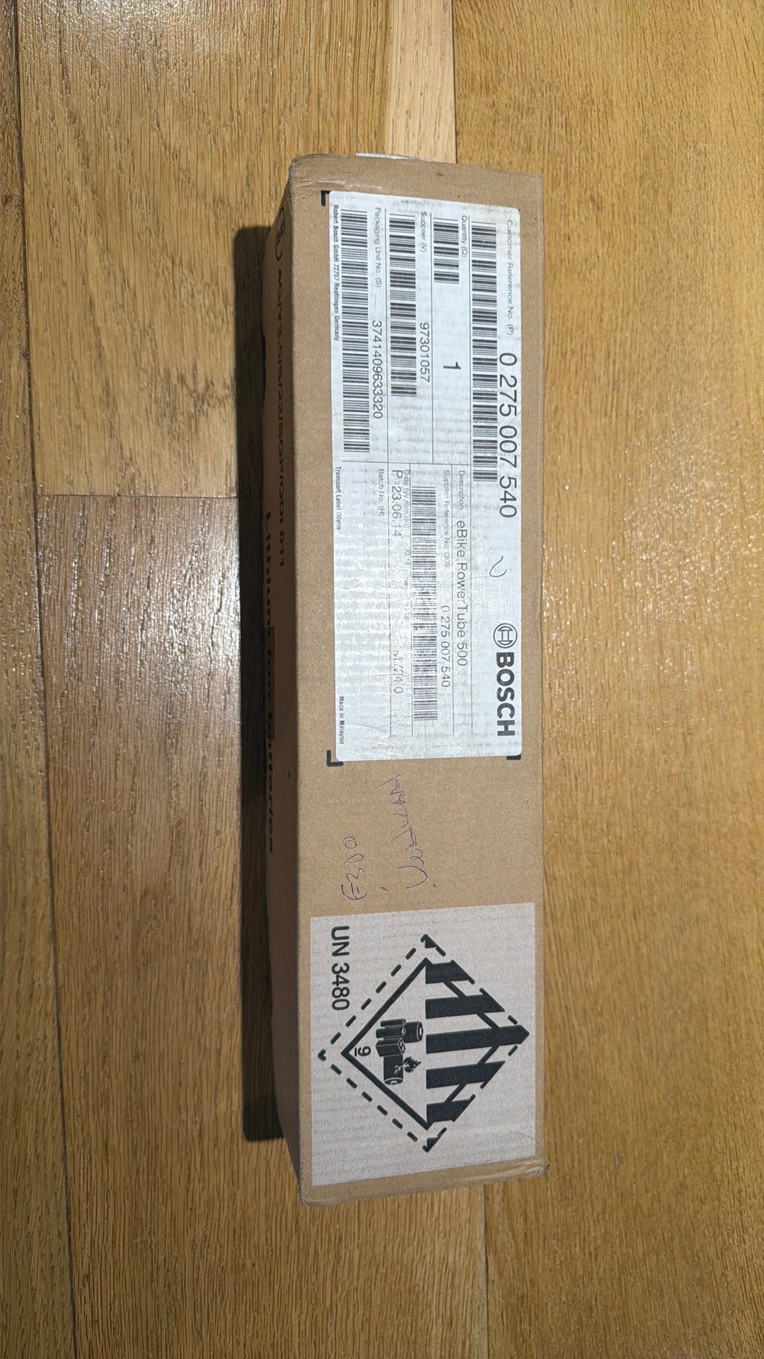 Bosch accu Powertube 500 verticaal, Ophalen, Amstelveen@fietshuys.nl, Nieuw, Sandbergplein 24B 1181ZX Amstelveen