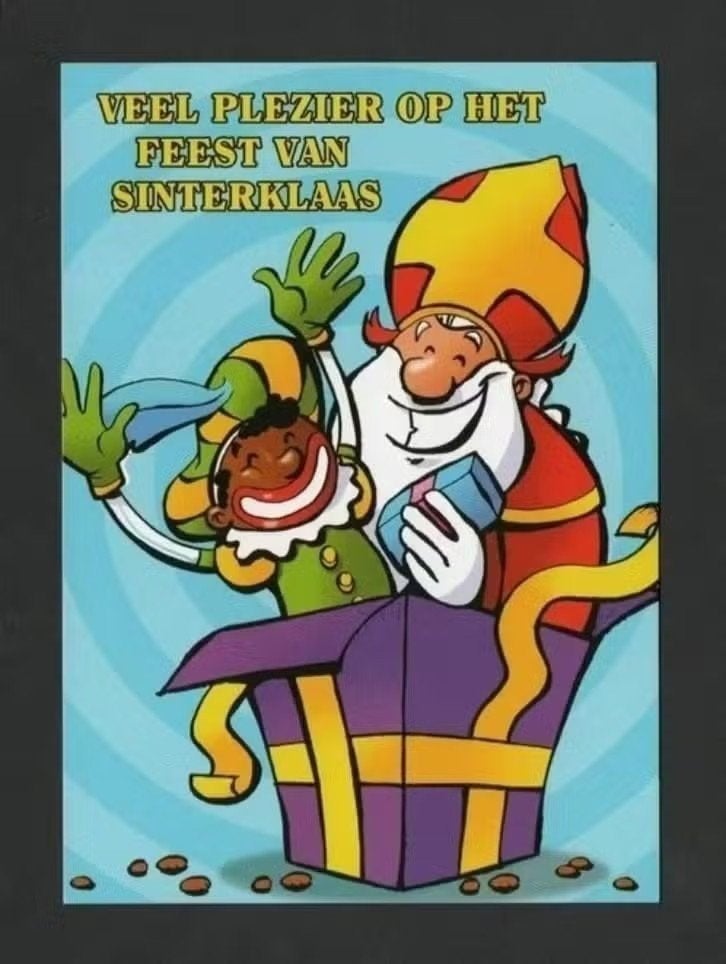 Sinterklaas Veel Plezier Op Het Feest Van Sinterklaas., Verzamelen, Ansichtkaarten | Themakaarten, Ophalen of Verzenden, 1980 tot heden