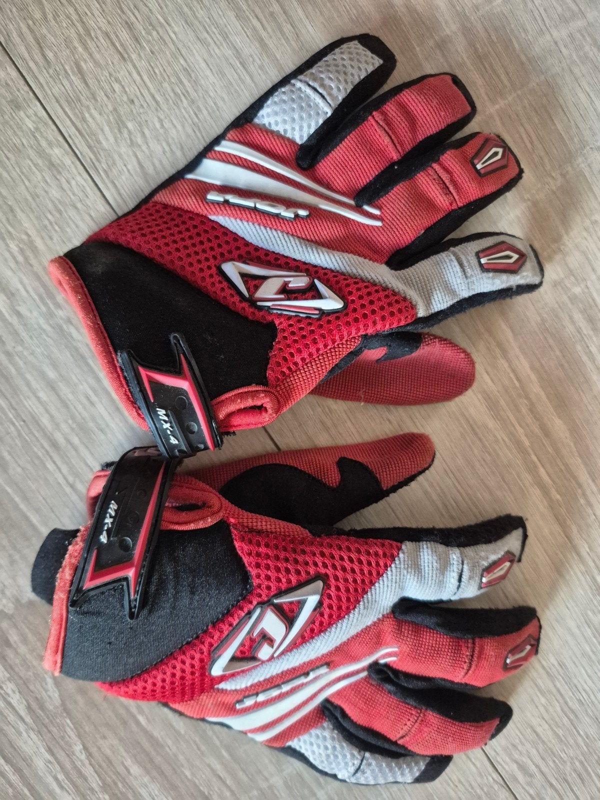 Jopa MX-4 Crosshandschoenen Maat 5 - Rood/Zwart, Ophalen of Verzenden, Kinderen, Handschoenen, MX-4