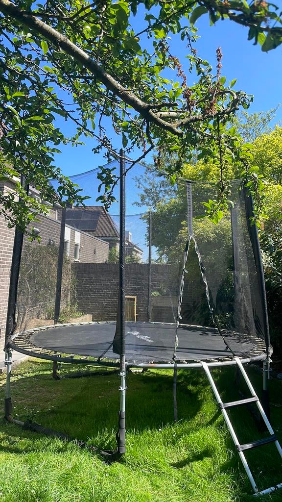Trampoline, Kinderen en Baby's, Speelgoed | Buiten | Trampolines, Gebruikt, Ophalen