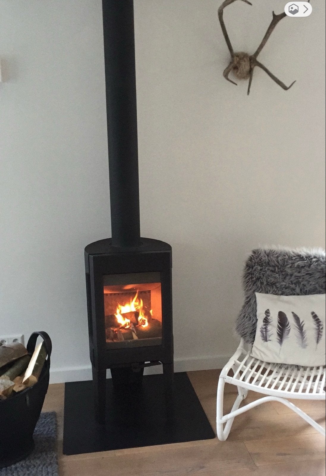 Jotul houtkachel - Vrijstaande haard, Ophalen, Gebruikt, Vrijstaande haard, Houthaard