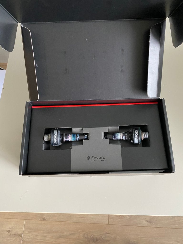 Favero Assioma DUO Shi powermeter, Fietsen en Brommers, Crankstel of Pedalen, Gebruikt, Overige materialen, Ophalen of Verzenden