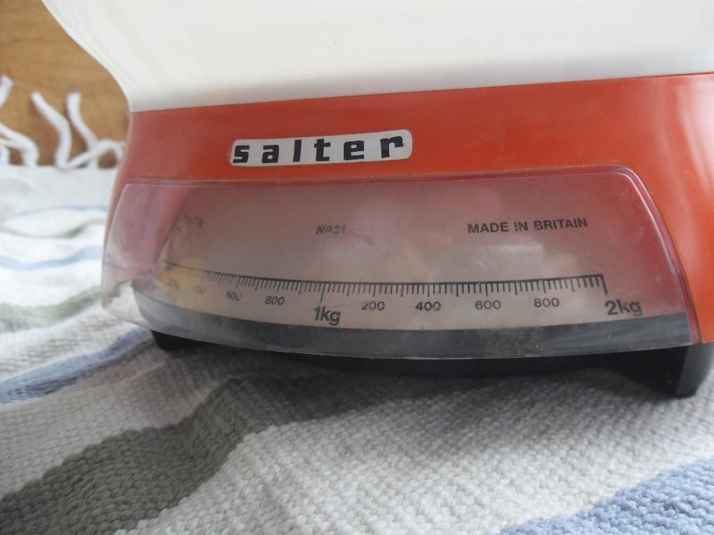 Salter weegschaal/ keukenweegschaal/ 70-er jaren, Antiek en Kunst, Ophalen of Verzenden