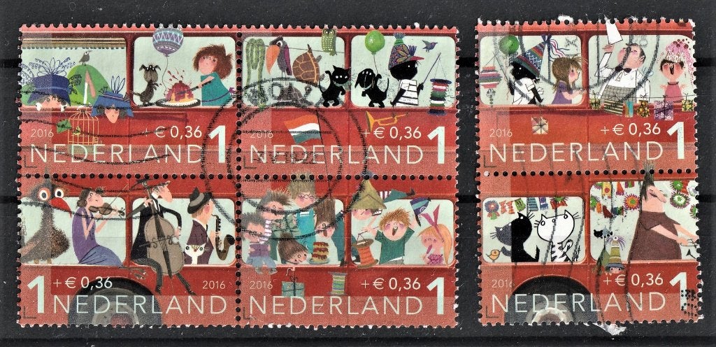 97 F serie Kinderegels 2016, Verzenden, Na 1940, Gestempeld