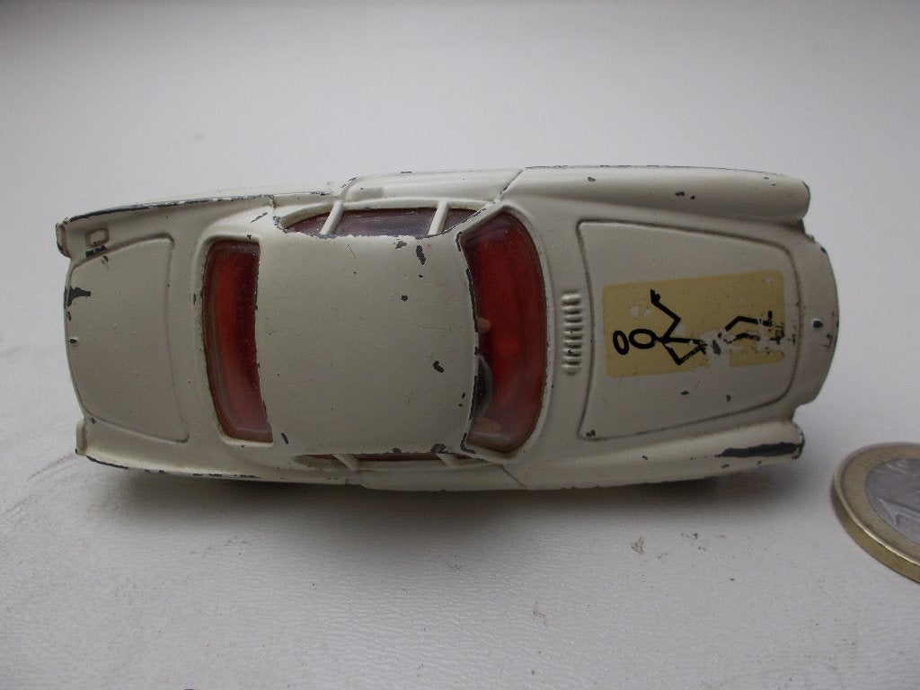 1965 Corgi Toys 258 THE SAINT CAR VOLVO P-1800 + DRIVER (A), Ophalen of Verzenden, Zo goed als nieuw, Auto, Corgi