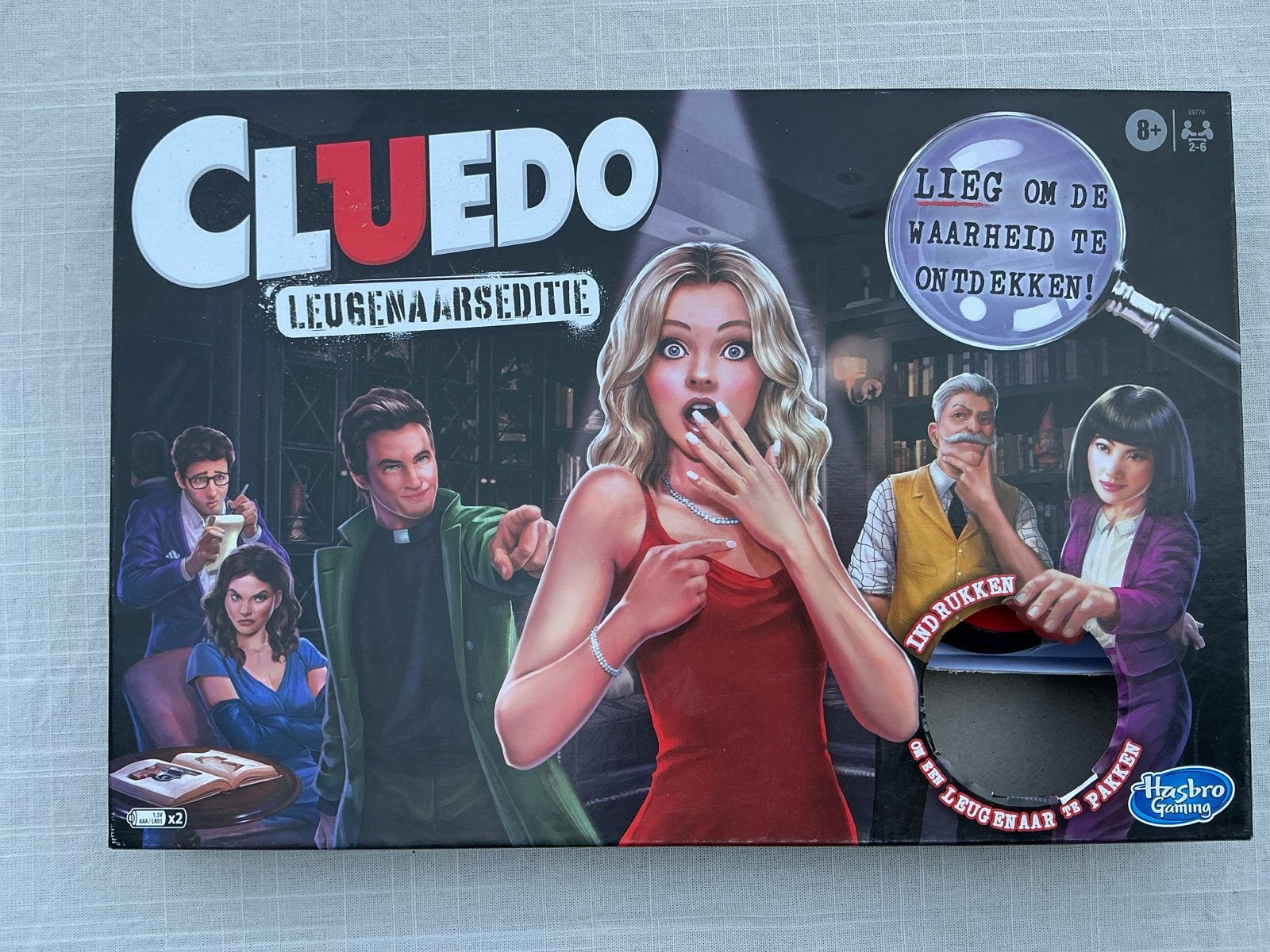 Cluedo Leugenaarseditie - NIEUW!!!, Hobby en Vrije tijd, Gezelschapsspellen | Bordspellen, Drie of vier spelers, Ophalen of Verzenden