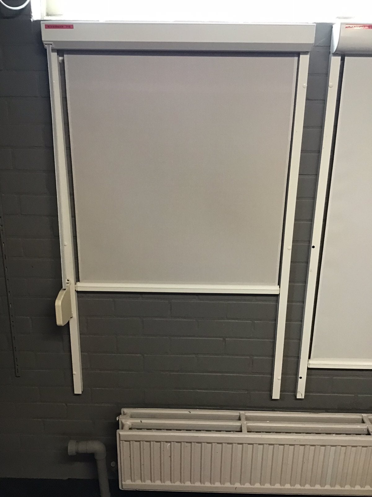 Showroommodel screen B 85 x H 140 cm, 100 tot 150 cm, Crème, Zo goed als nieuw, 50 tot 100 cm