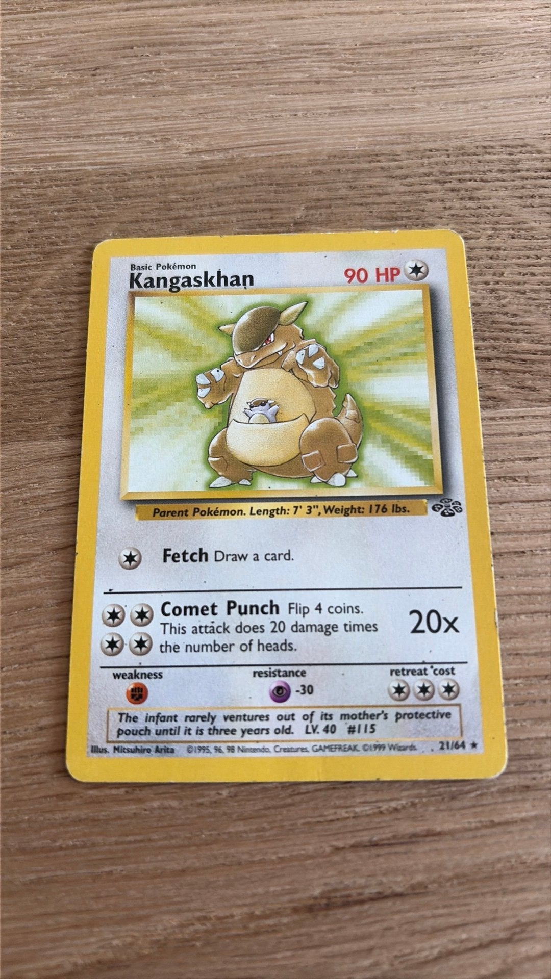 Jungle (eng) - Kangaskhan, Ophalen of Verzenden, Zo goed als nieuw