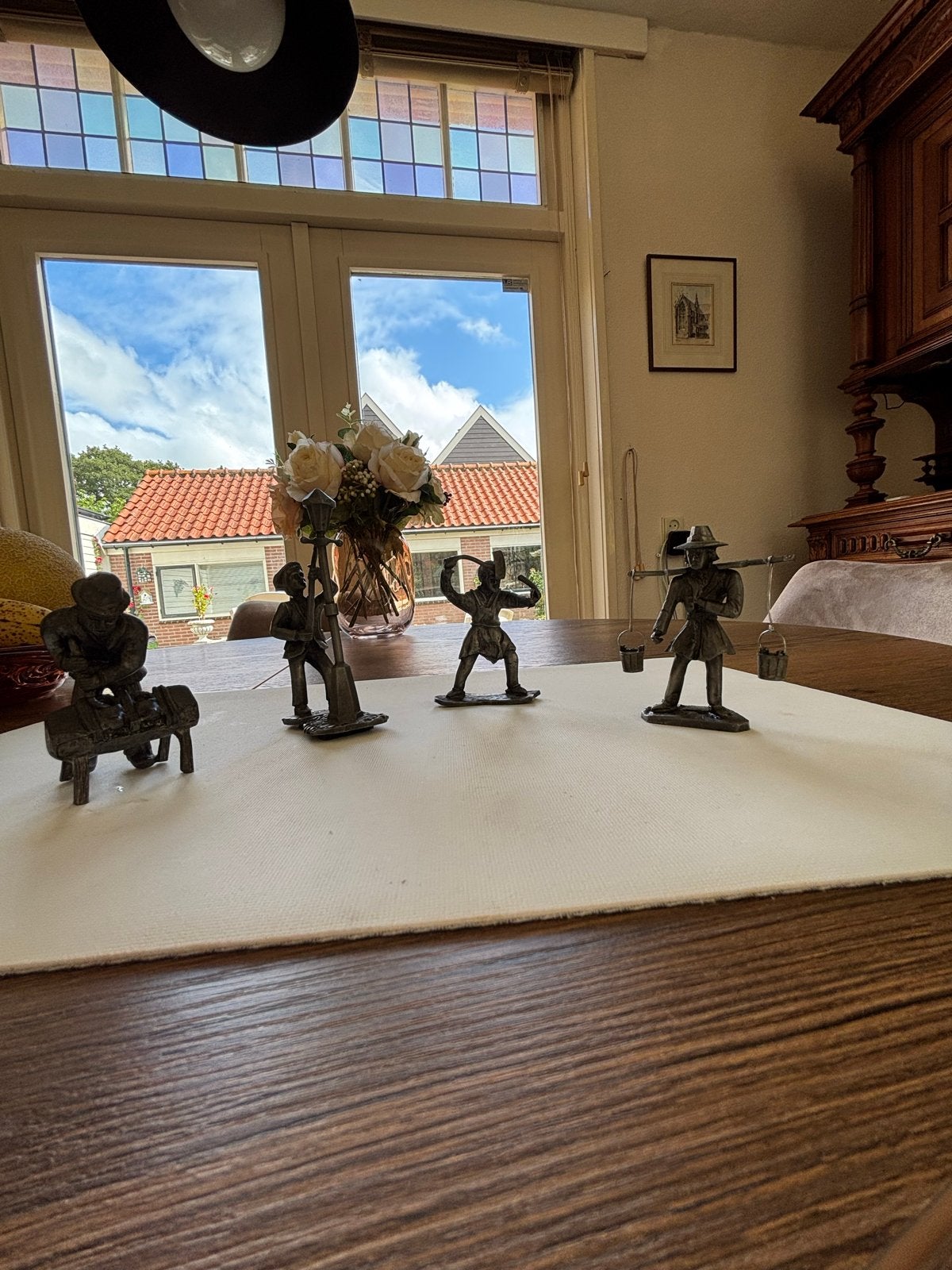 4 tinnen figuurtjes - Royal Holland Pewter KM Daalderop, Antiek en Kunst, Antiek | Tin, Ophalen of Verzenden