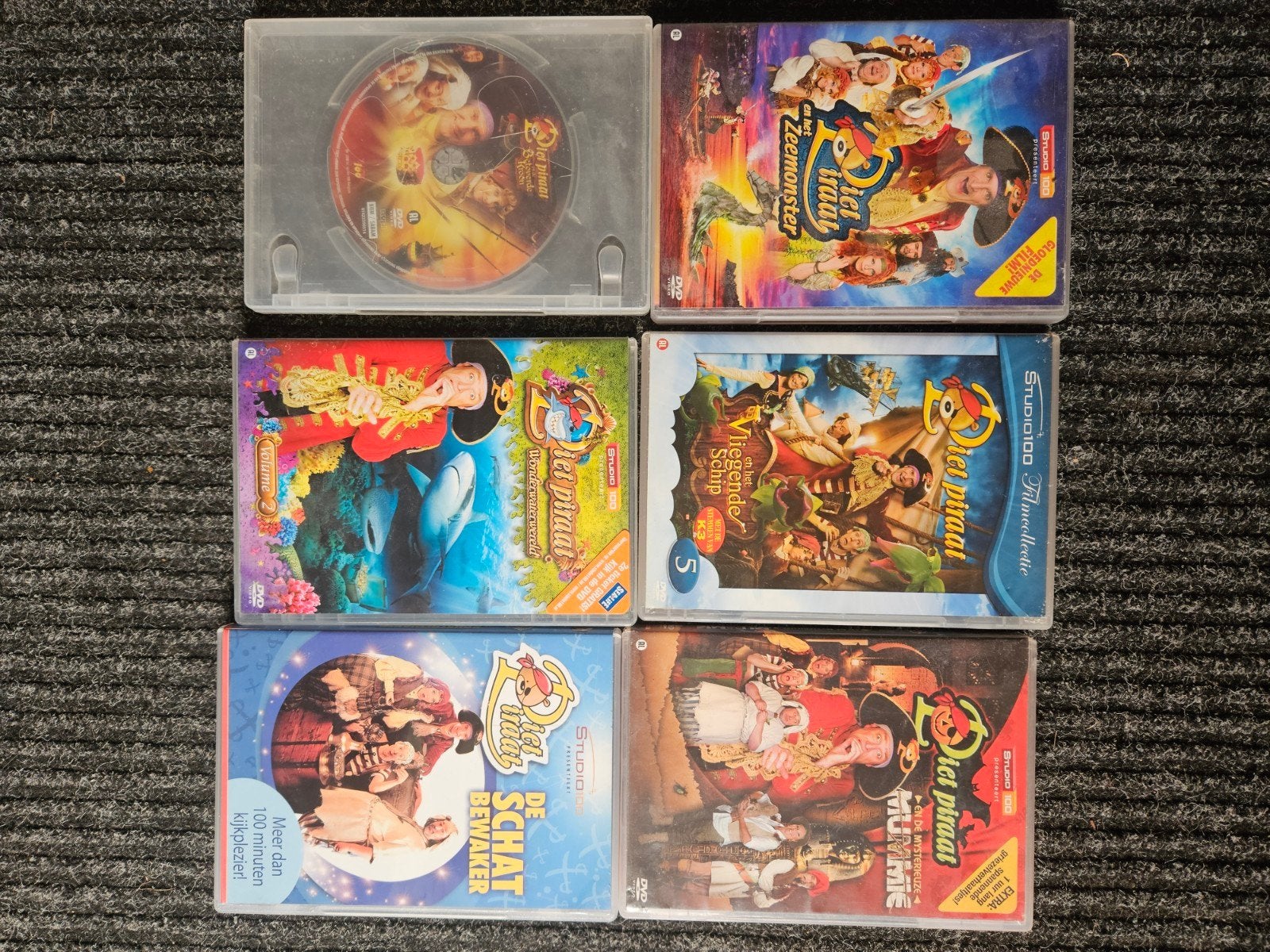 Dvd, van Piet Piraat., Ophalen of Verzenden