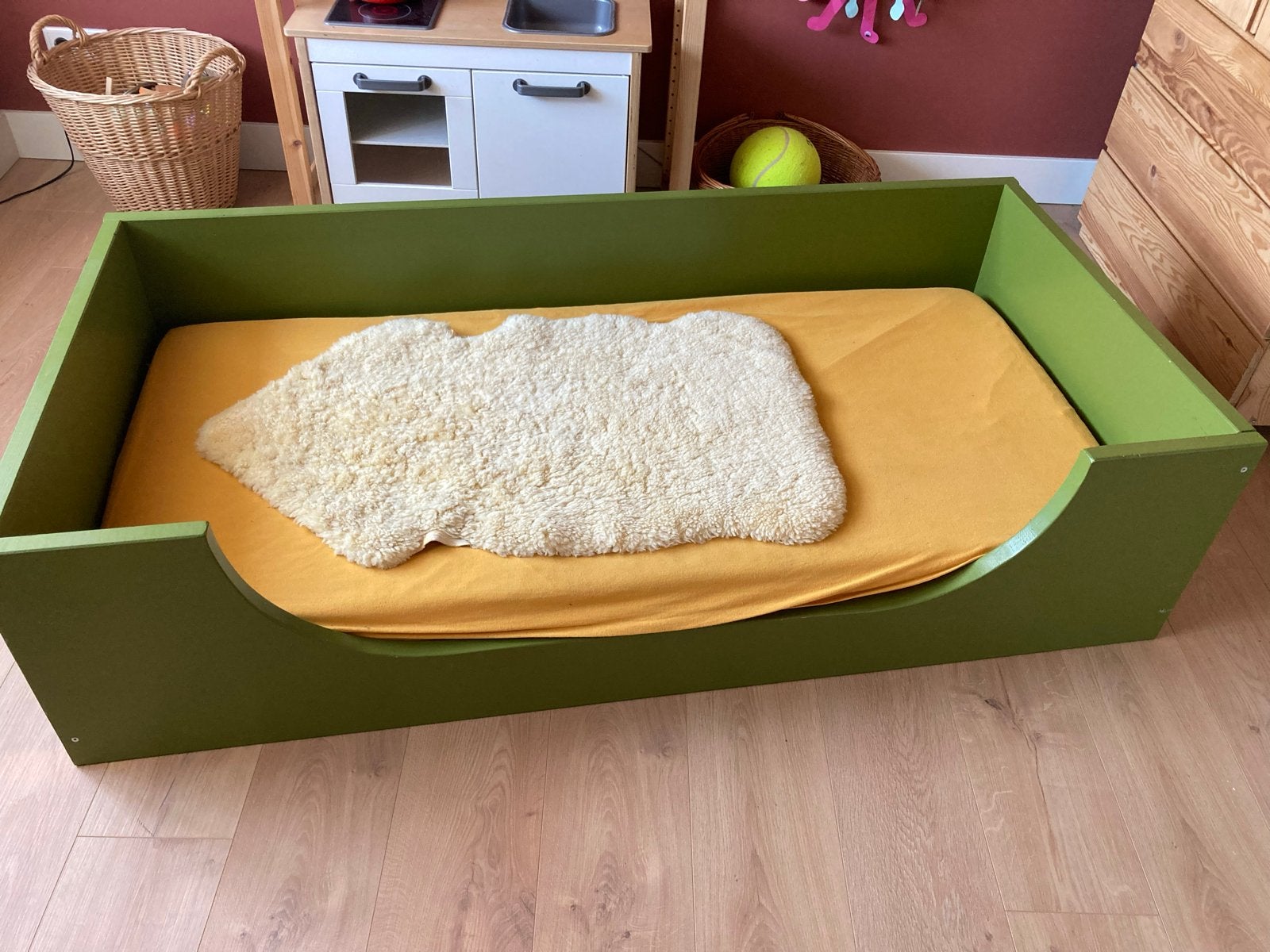 Peuter/kleuterbed (70x150cm matras), Ophalen, Gebruikt, 70 tot 85 cm, 140 tot 160 cm