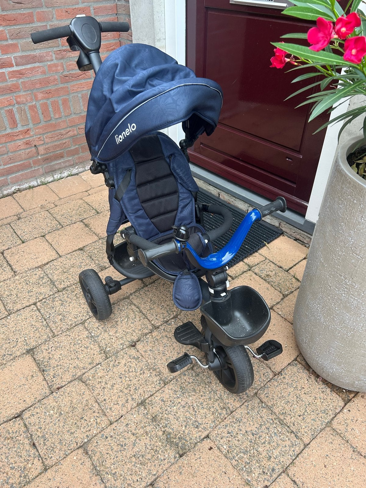 Lionelo Kori Driewieler - Kinderfiets 2-in-1, Ophalen, Zo goed als nieuw, Terugtraprem, Duwstang