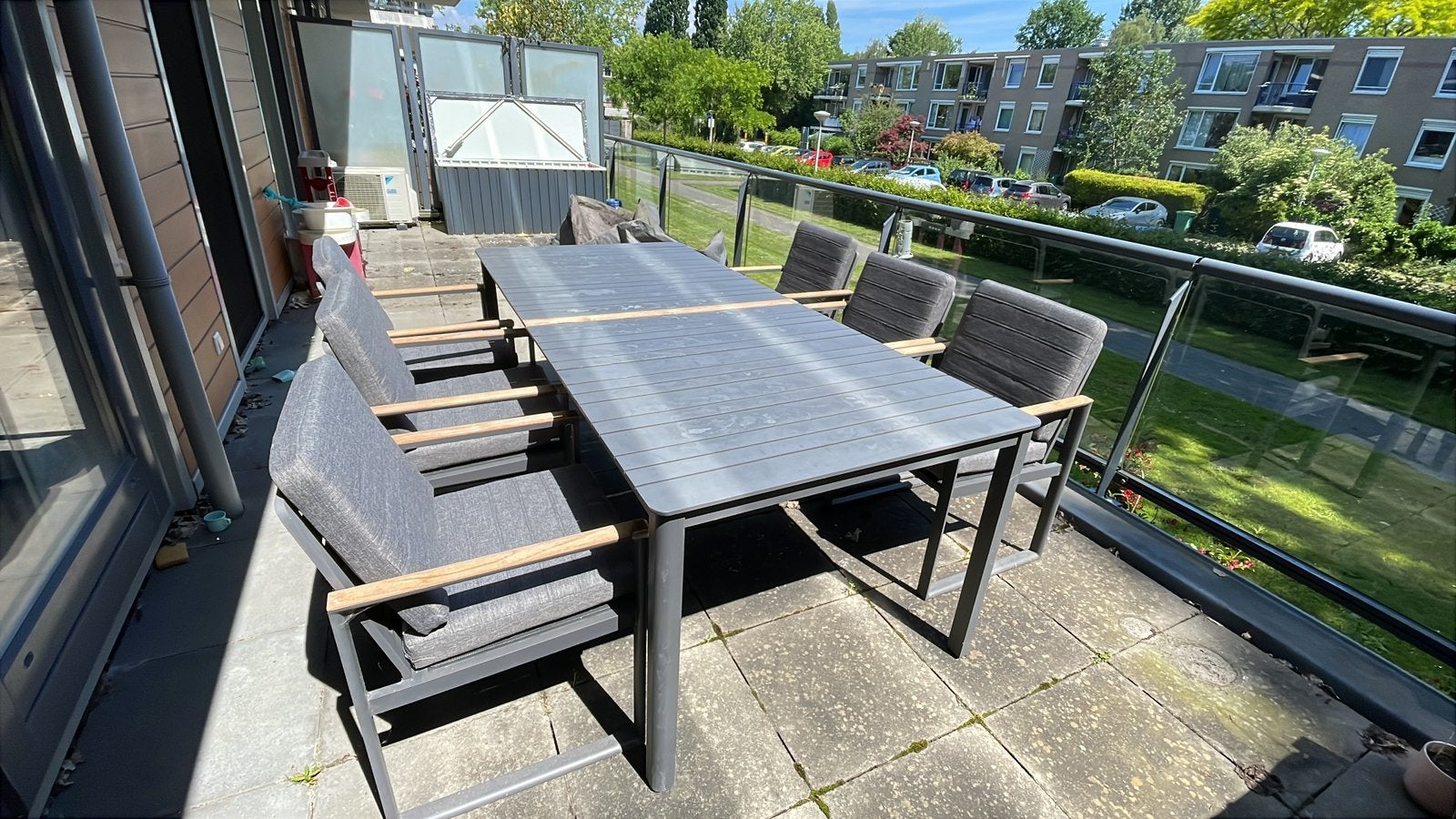 Fonteyn Tuinset voor 6, Tuin en Terras, Tuinsets en Loungesets, Ophalen, Gebruikt, Eettafel, 6 zitplaatsen