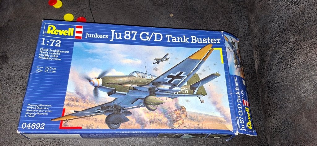 revell Junkers Ju 87 G/D Tank Buster, 1:72 tot 1:144, Revell, Nieuw, Ophalen of Verzenden