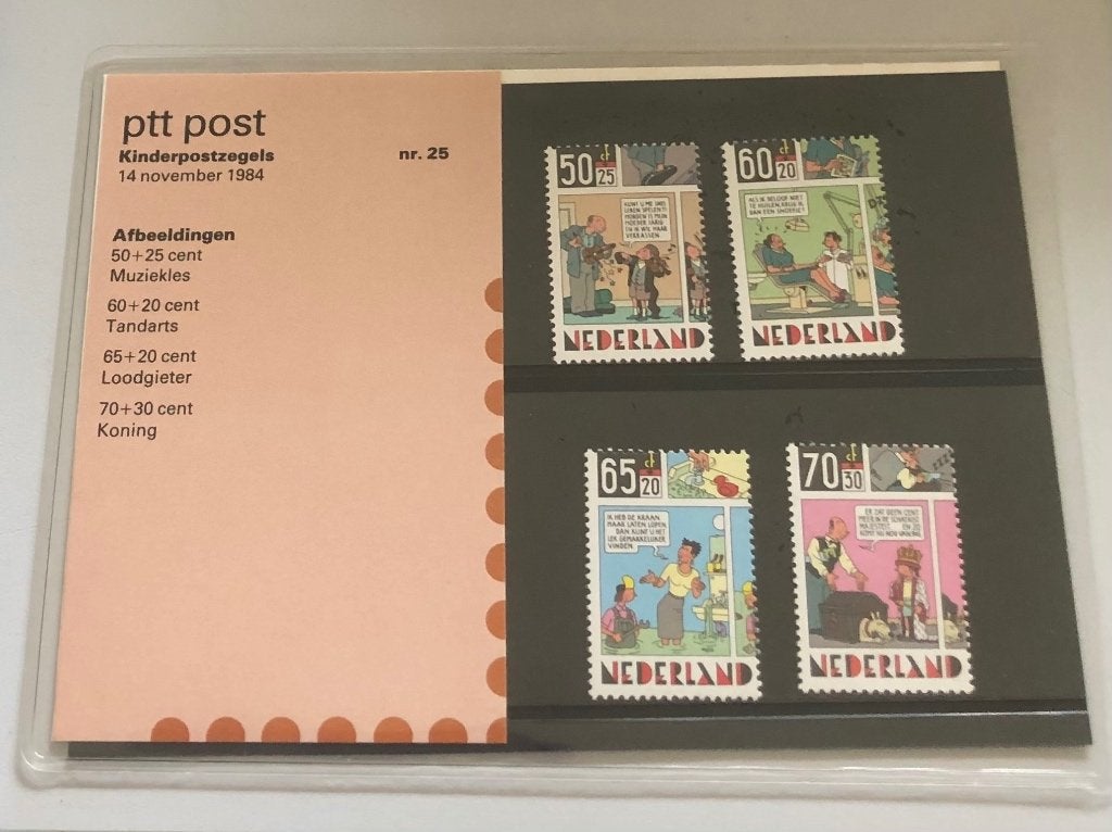 Mapje kinderpostzegels 1984 (het kind en het stripverhaal), Postzegels en Munten, Postzegels | Nederland, Ophalen, Na 1940, Postfris