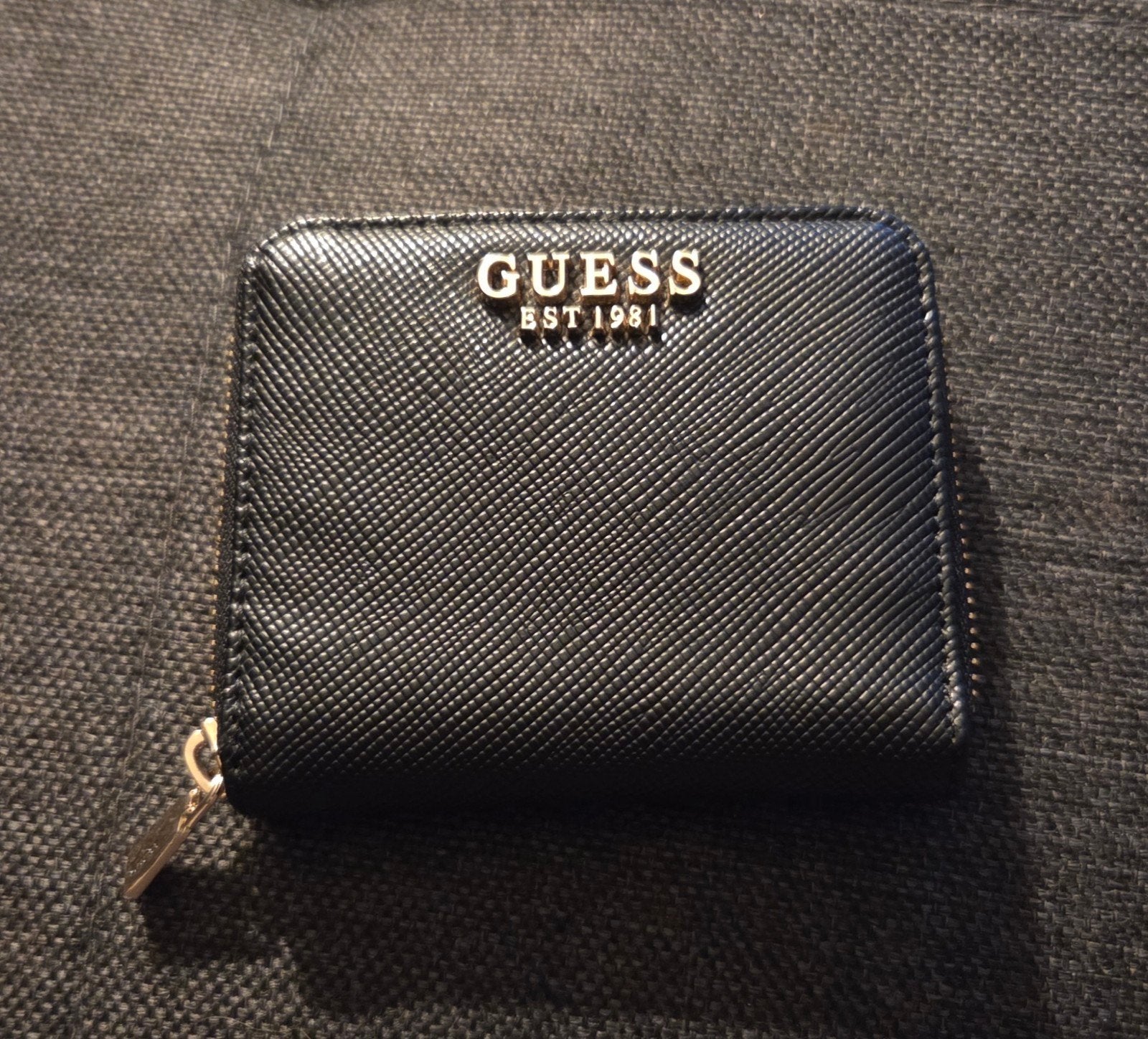 Guess portemonnee zwart, Ophalen of Verzenden, Gebruikt, Zwart, Guess