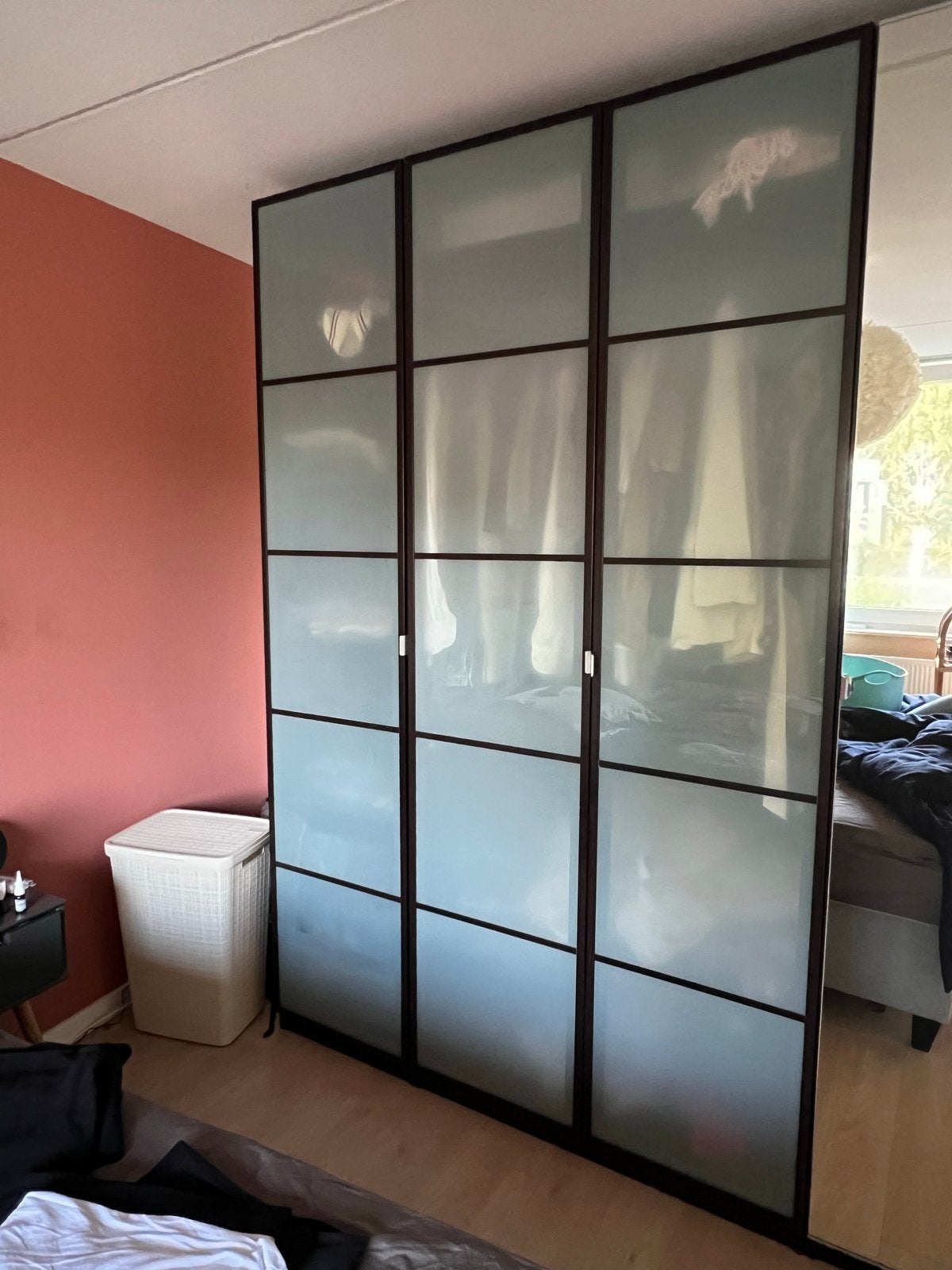 3 IKEA Pax deuren 50x229 met melkglas, Ophalen, Gebruikt, 200 cm of meer, 50 tot 100 cm