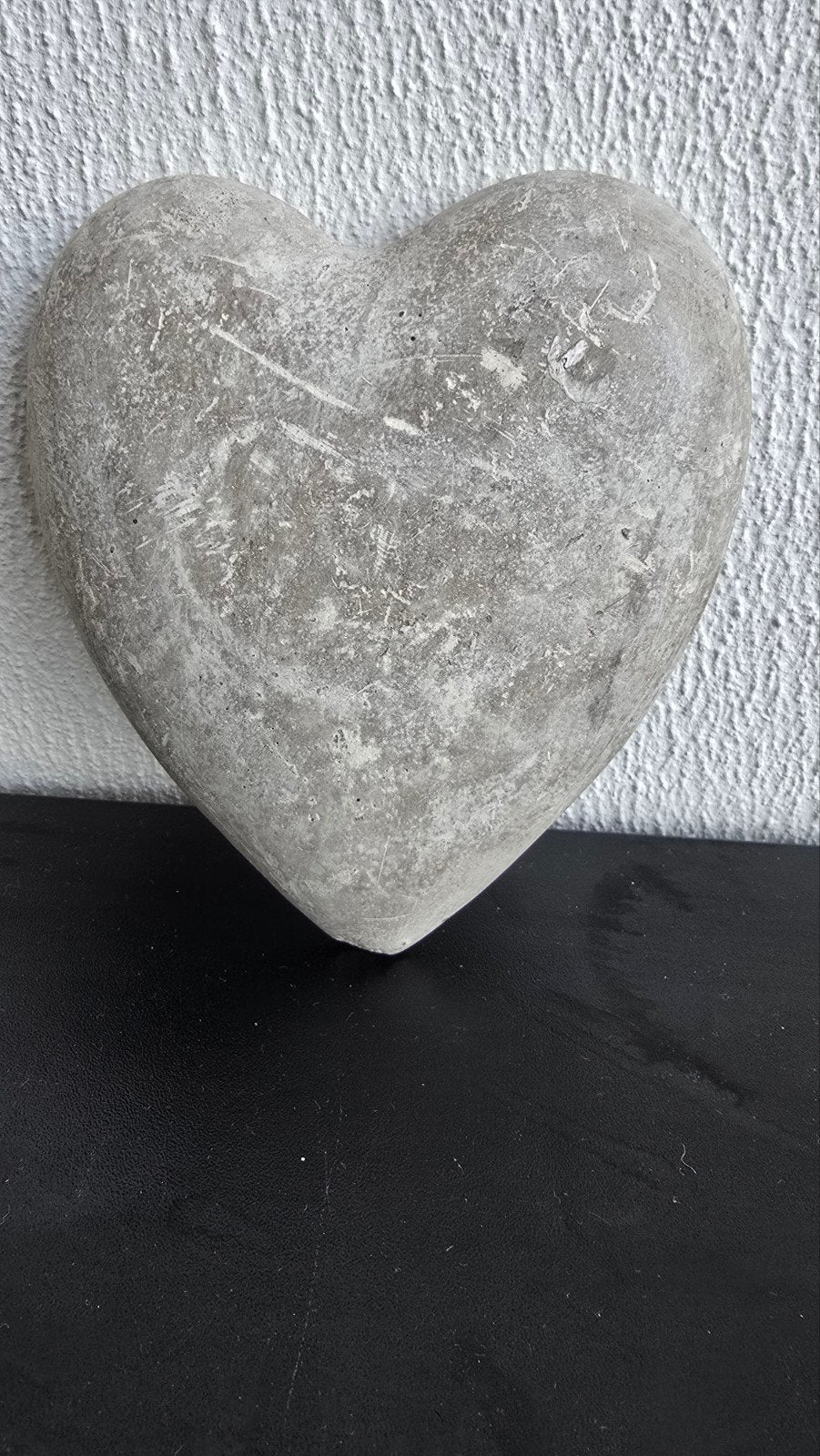 Groot Handgesneden Speksteen Hart - Natuursteen 15.5 x 14 cm, Ophalen of Verzenden