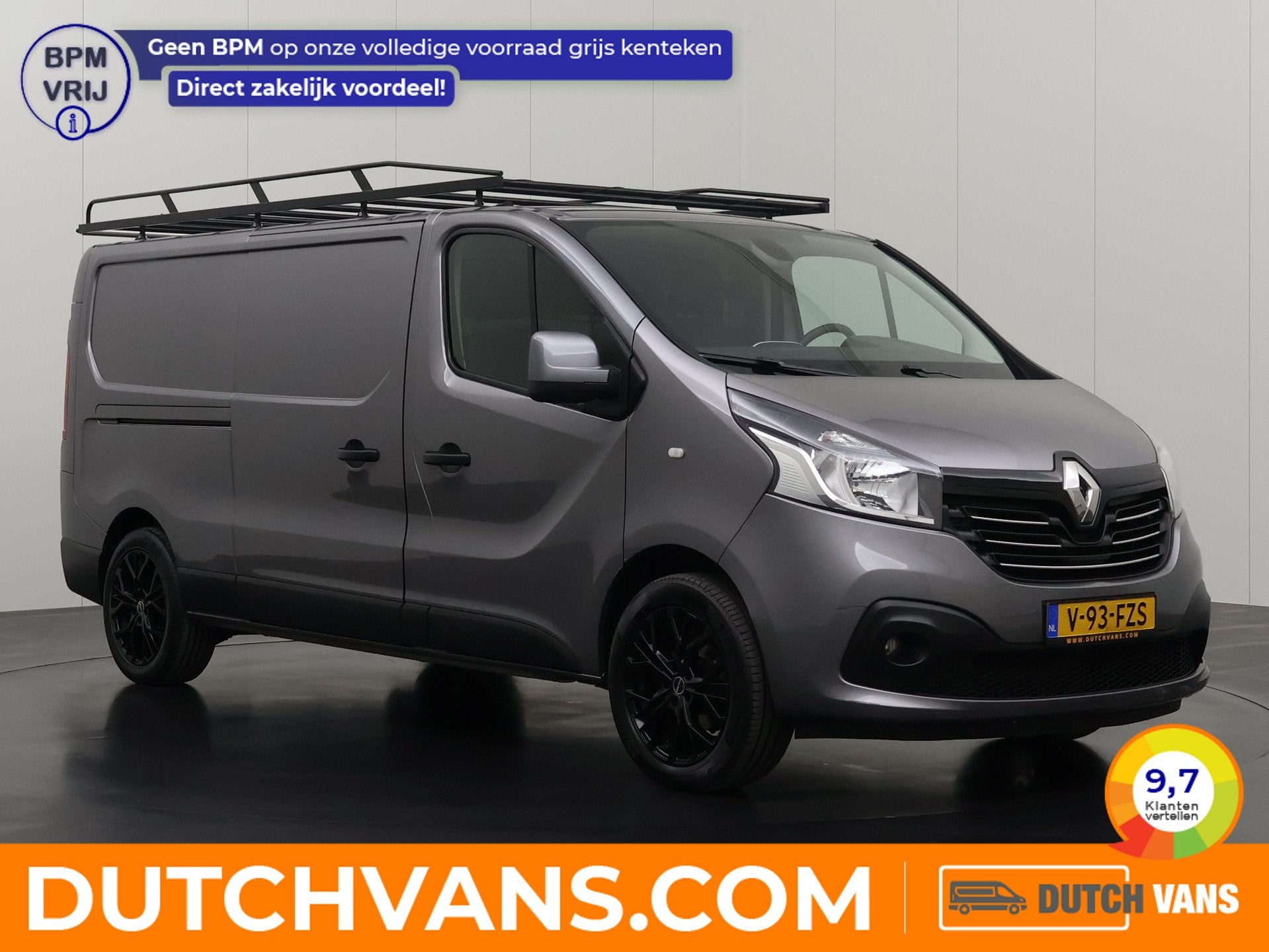 Renault Trafic 1.6DCi 145PK Lang 2xSchuifdeur | Multimedia |, Voorwielaandrijving, 145 pk, Stof, Gebruikt